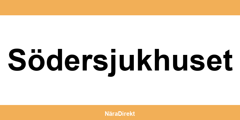 Kontakt och öppettider för Pressbyrån i Södersjukhuset